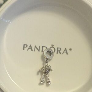 Pandora Silver Robot Pendant